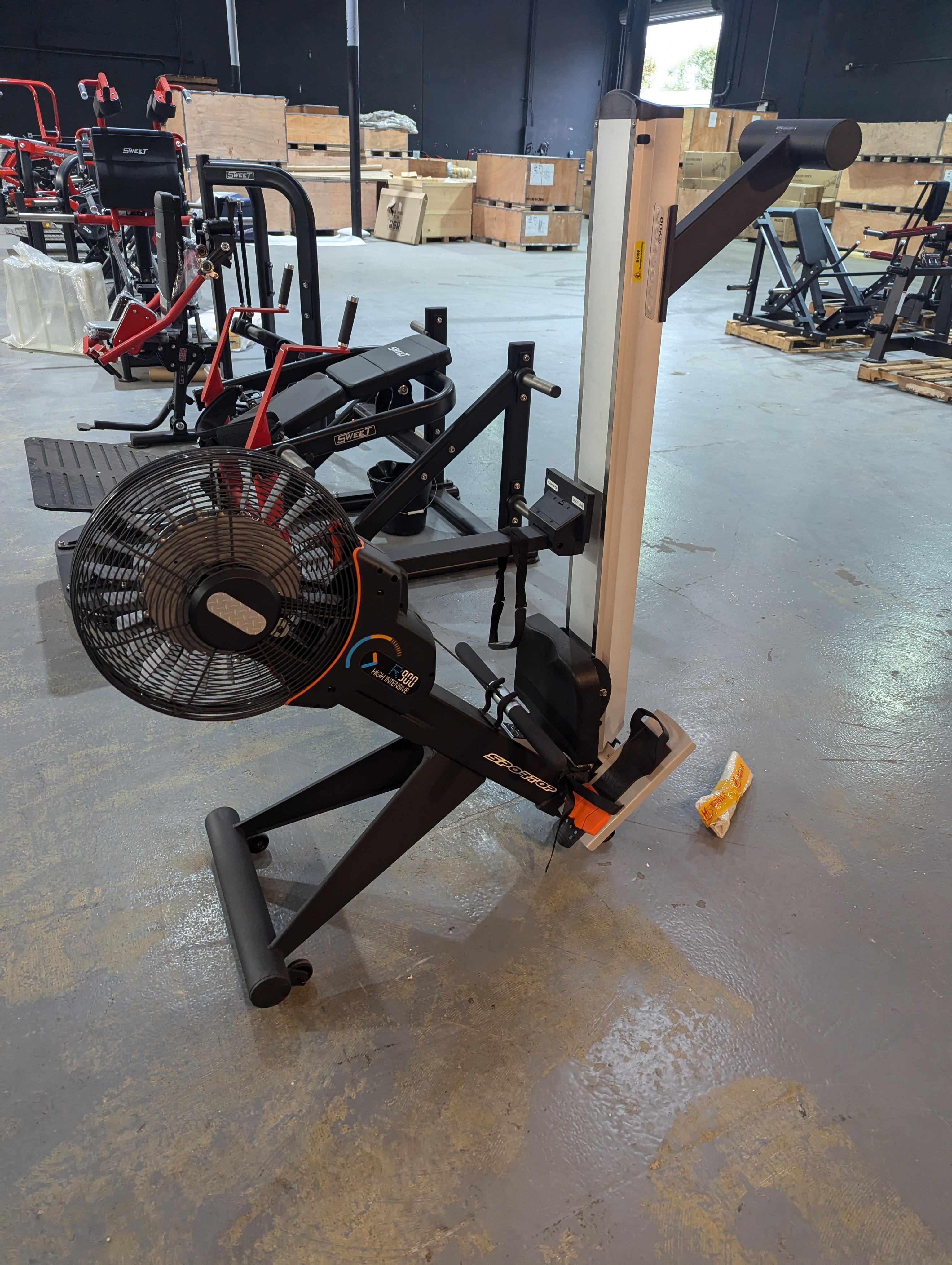 Sweet Fan / Magnetic Rower - Foldable to Easily Move and Save Space