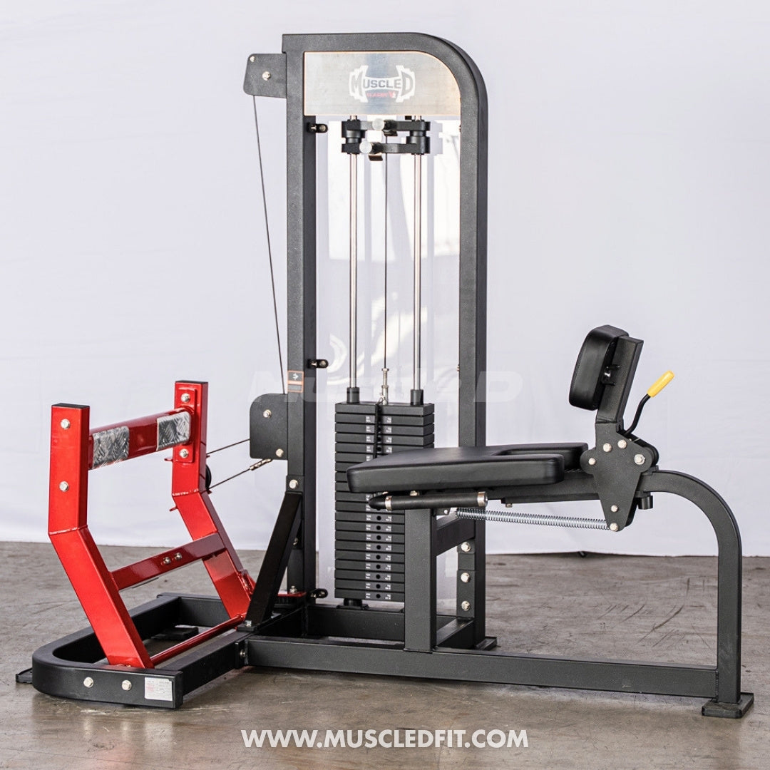 Muscle D Fitness Classic V2 Selectorized Seated Calf Machine
