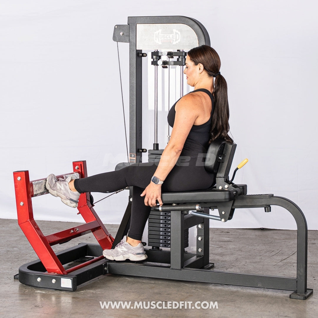 Muscle D Fitness Classic V2 Selectorized Seated Calf Machine