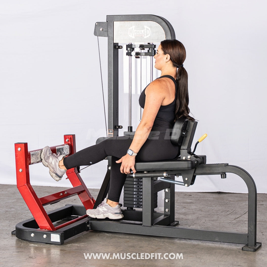 Muscle D Fitness Classic V2 Selectorized Seated Calf Machine
