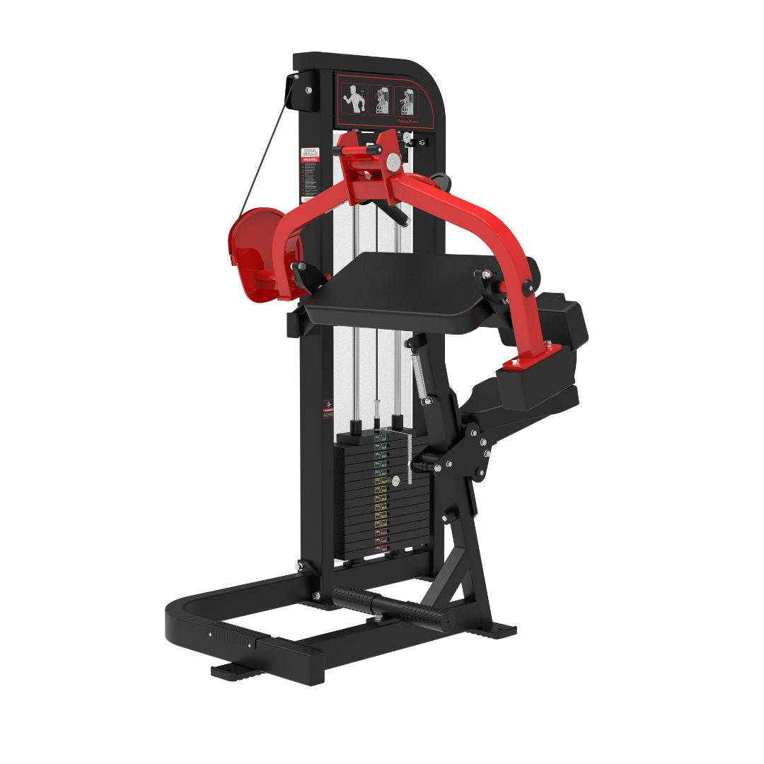  Classic V2 Triceps extension  machine with red arm pad on a white background