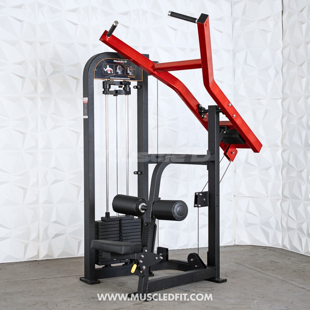 Classic V2 Selectorized Seated Lat Pull Machine – Muscle D Fitness