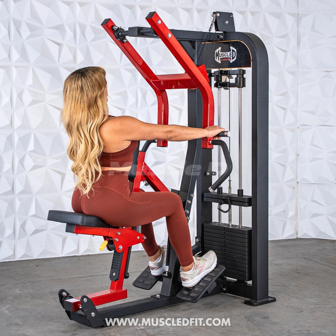 Classic V2 Selectorized Seated Row Machine – Commercial Grade, Multi-Grip