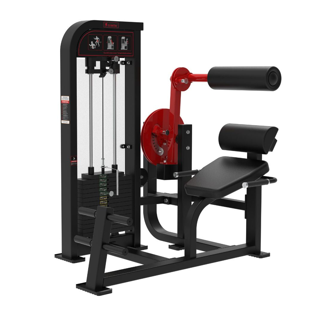 Classic V2 Back / Ab Combo by Muscle D Fitness - Dual Function Core Machine