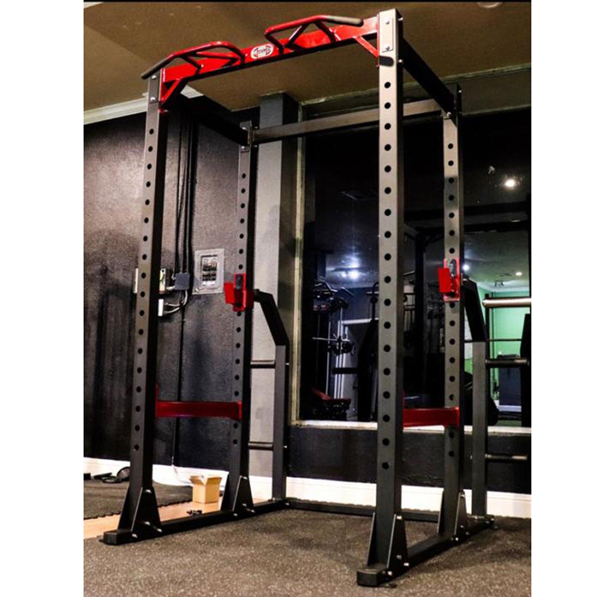 Compact Power Cage - Muscle D Fitness - Adjustable Squat Rack - Gym St