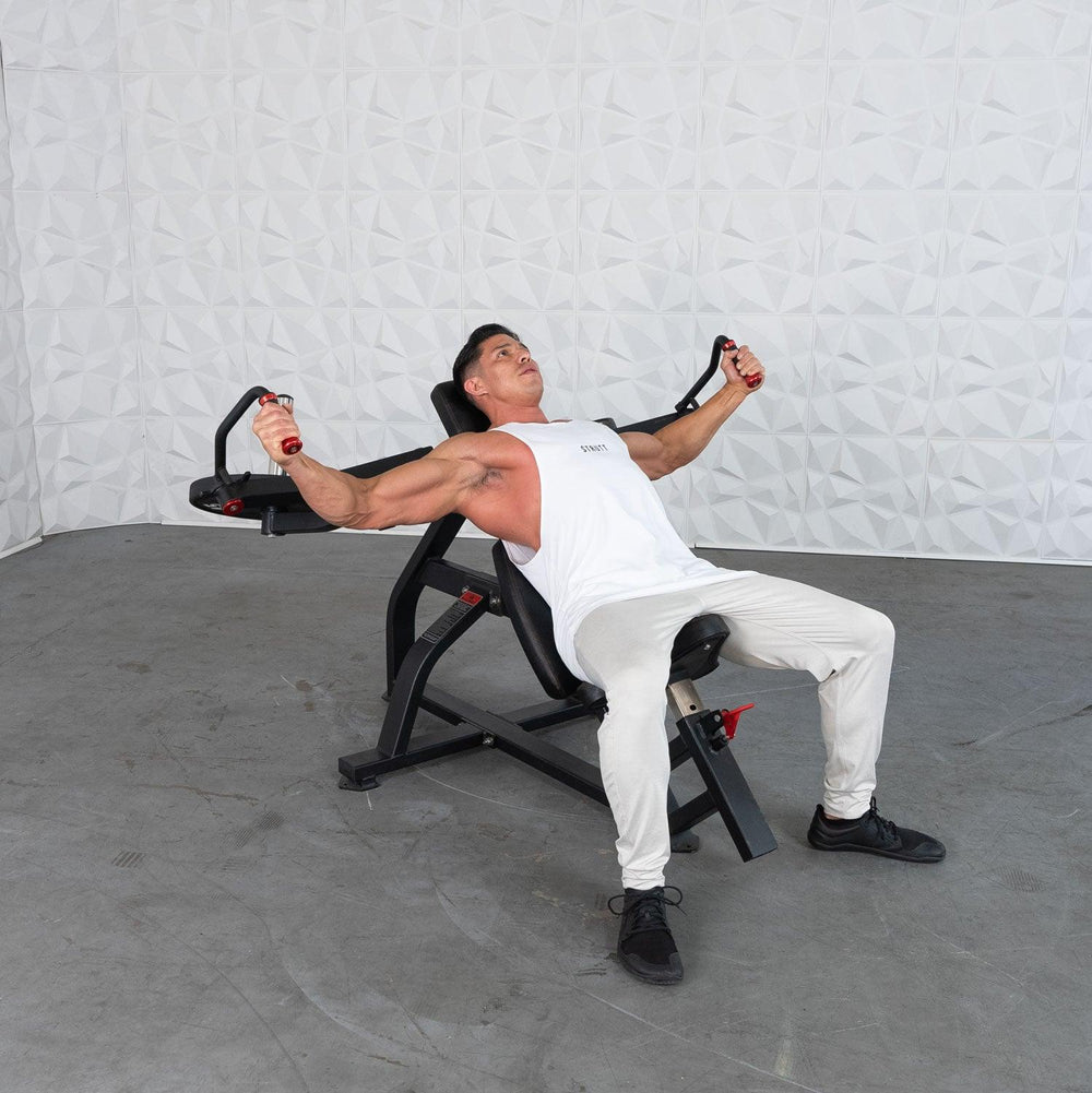Excel Plate Loaded Incline Pec Fly – Upper Chest Machine | Muscle D