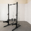 TGrip Commercial Squat Stand - 3x3 Steel - Functional Multi-Grip Pull-Up - Bar & Plate Storage - J-Hooks