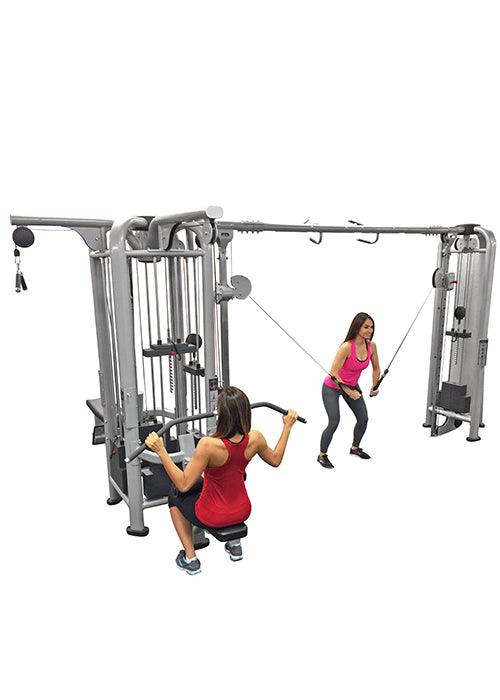 5 Stack Megatron Deluxe Jungle Gym 3 Colors - Muscle D Fitness - Commercial-Grade , Lat Pull, Low Row, Functional Column