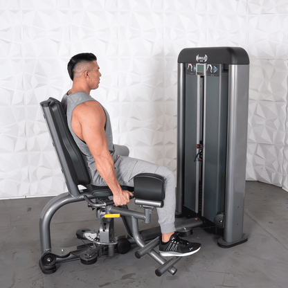 Elite Plus Inner/Outer Thigh - Muscle D Fitness - Commercial Grade - Adjustable Seat - Pin Selectorized - Leg Workout