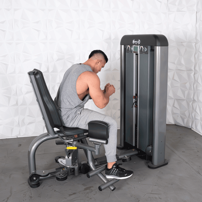 Elite Plus Inner/Outer Thigh - Muscle D Fitness - Commercial Grade - Adjustable Seat - Pin Selectorized - Leg Workout