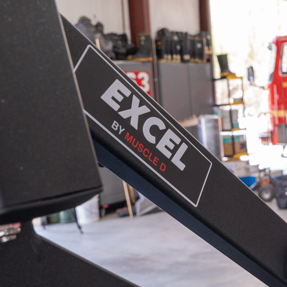 muscle d fitness commercial plate loaded excel leverage black chest and back combo machine detail