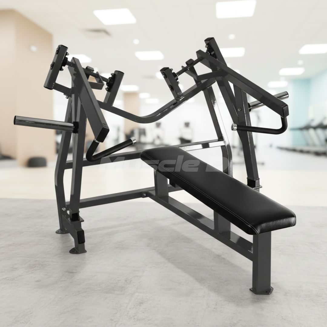 Excel Leverage Iso Lateral Horizontal Bench Press machine a fitness center