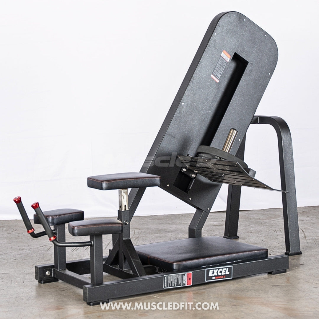 Excel Linear Bearing Glute Kick – Commercial Plate Loaded Glute Machine