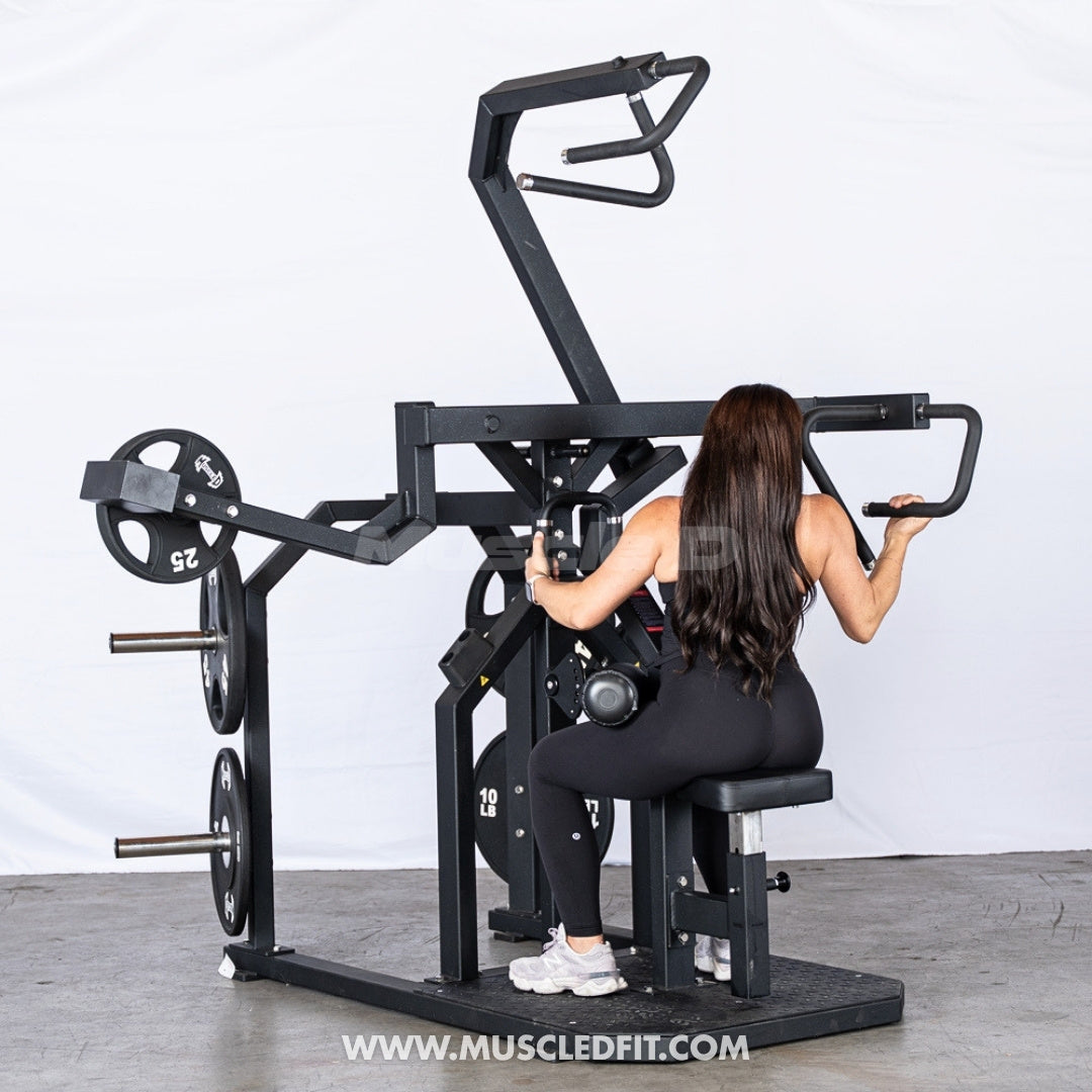 Excel Rotary Lat Pulldown Machine | Plate Loaded Back Trainer