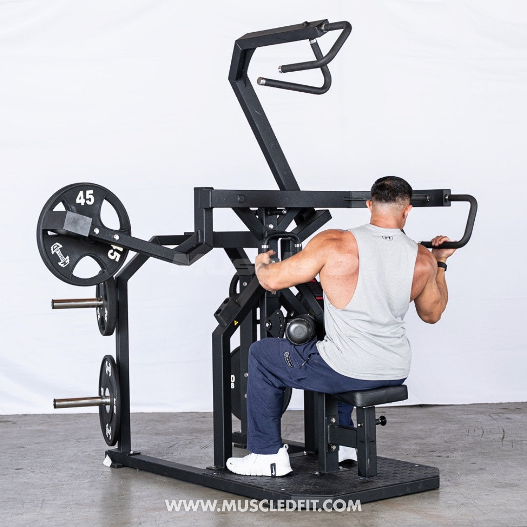 Excel Rotary Lat Pulldown Machine | Plate Loaded Back Trainer