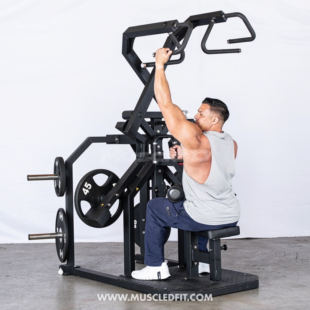 Excel Rotary Lat Pulldown Machine | Plate Loaded Back Trainer