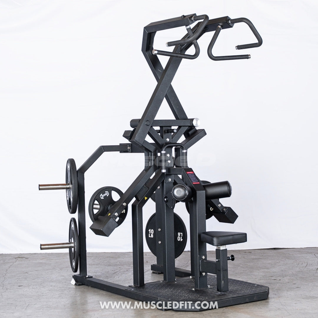 Excel Rotary Lat Pulldown Machine | Plate Loaded Back Trainer