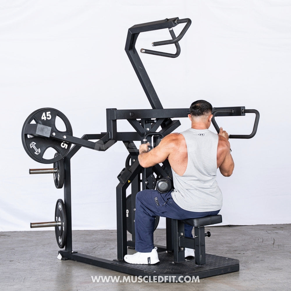 Excel Rotary Lat Pulldown Machine | Plate Loaded Back Trainer