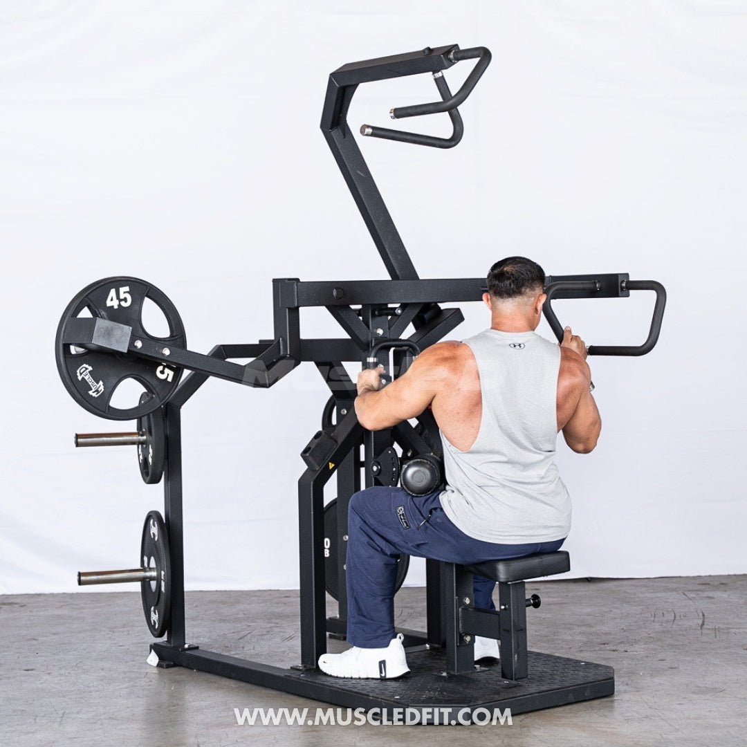 Excel Rotary Lat Pulldown Machine | Plate Loaded Back Trainer