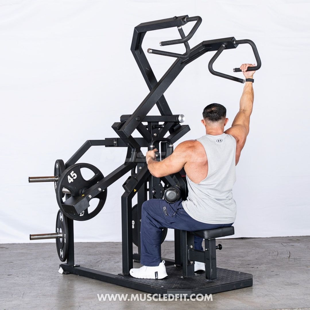 Excel Rotary Lat Pulldown Machine | Plate Loaded Back Trainer