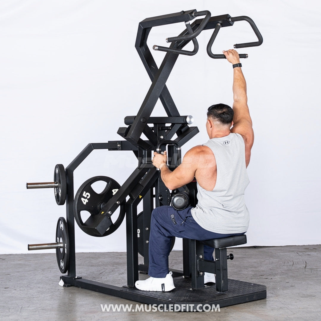 Excel Rotary Lat Pulldown Machine | Plate Loaded Back Trainer