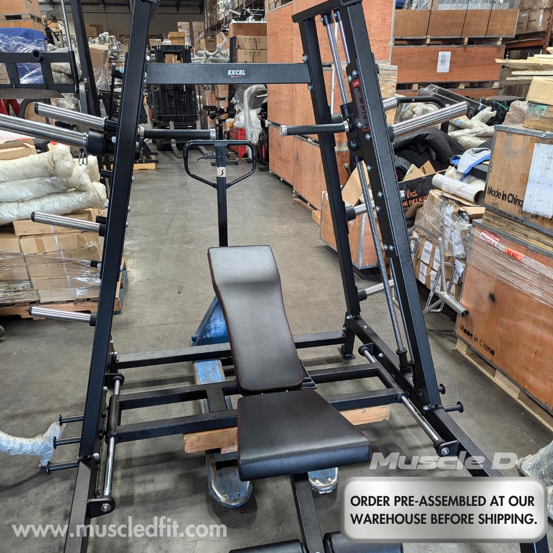 Excel Convergent Flat/Incline/Decline Bench – Muscle D Fitness