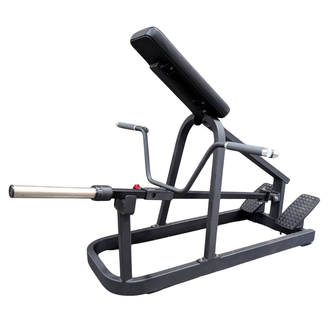 muscle d fitness commercial plate loaded excel leverage black t bar row 