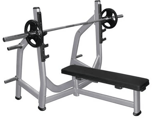 Flat Bench - Olympic - Muscle D Fitness - 11 Gauge Steel - Commercial Upholstery