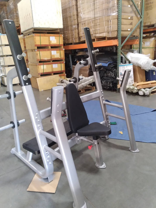 Elite Olympic Military Bench - Muscle D Fitness - Commercial - Seated Upright Shoulder Press