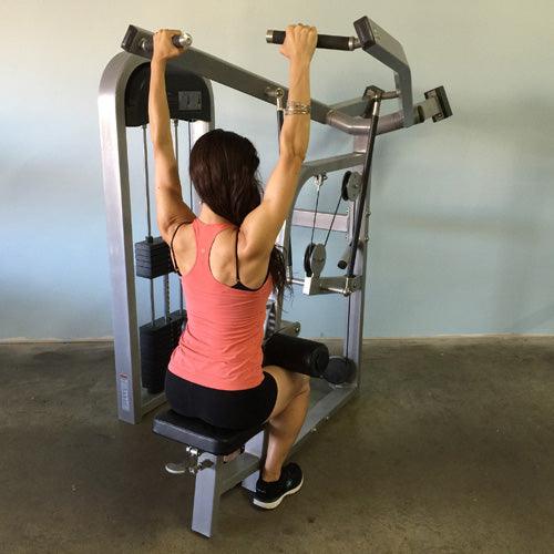 Classic Lat Pulldown with model