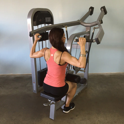 Classic Lat Pulldown with model