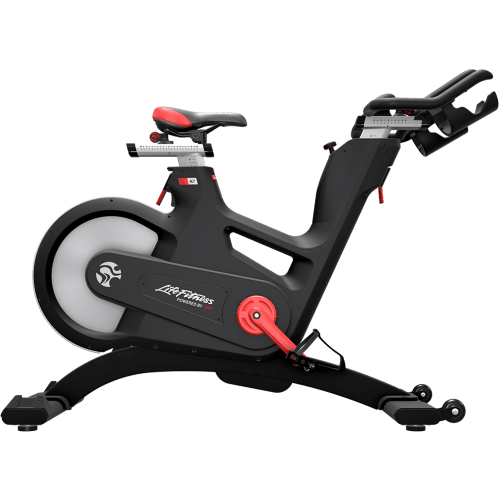 Life Fitness IC5 Indoor Cycle - Adjustable Handle Bars and Seat - Digital Display - Drink Bottle Holders