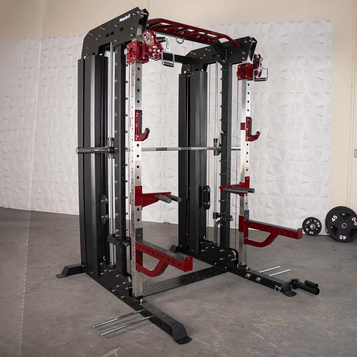 The Muscle D Fitness Megatron 2 Stack Multi Functional Rack training station