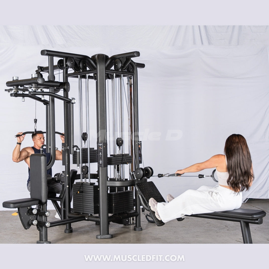 Megatron 4-Stack Jungle Gym w/ Pec/Rear Delt & Functional Column
