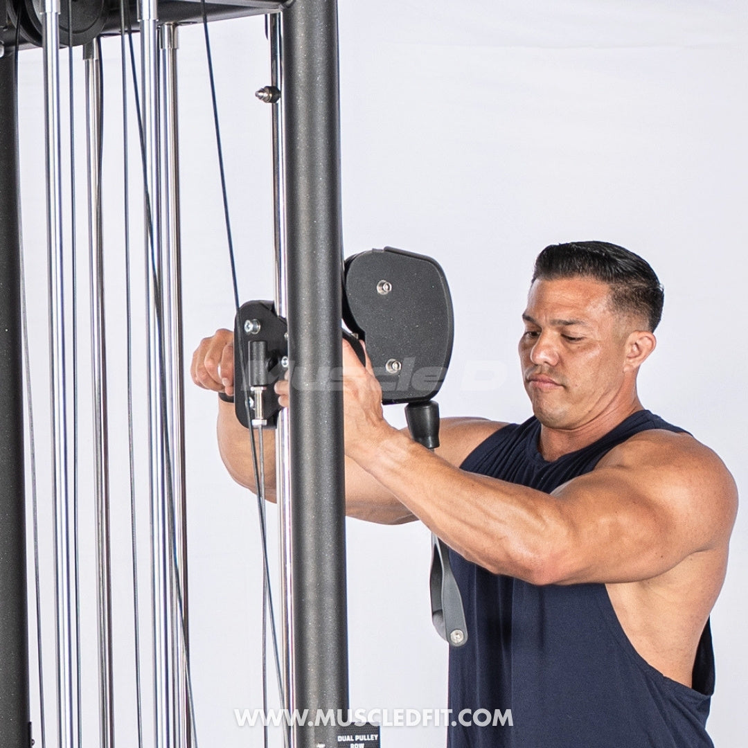 Megatron 4-Stack Jungle Gym w/ Pec/Rear Delt & Functional Column