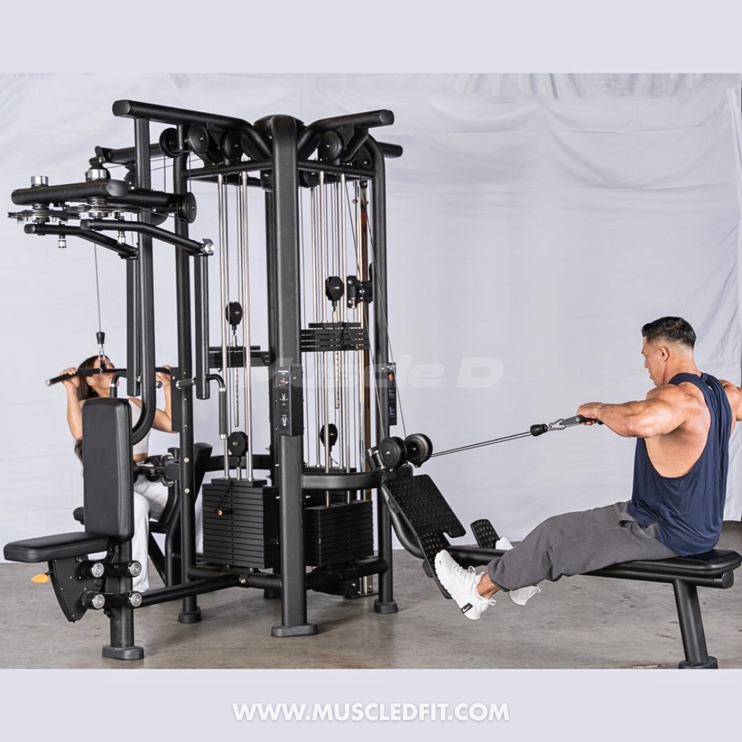 Megatron 4-Stack Jungle Gym w/ Pec/Rear Delt & Functional Column