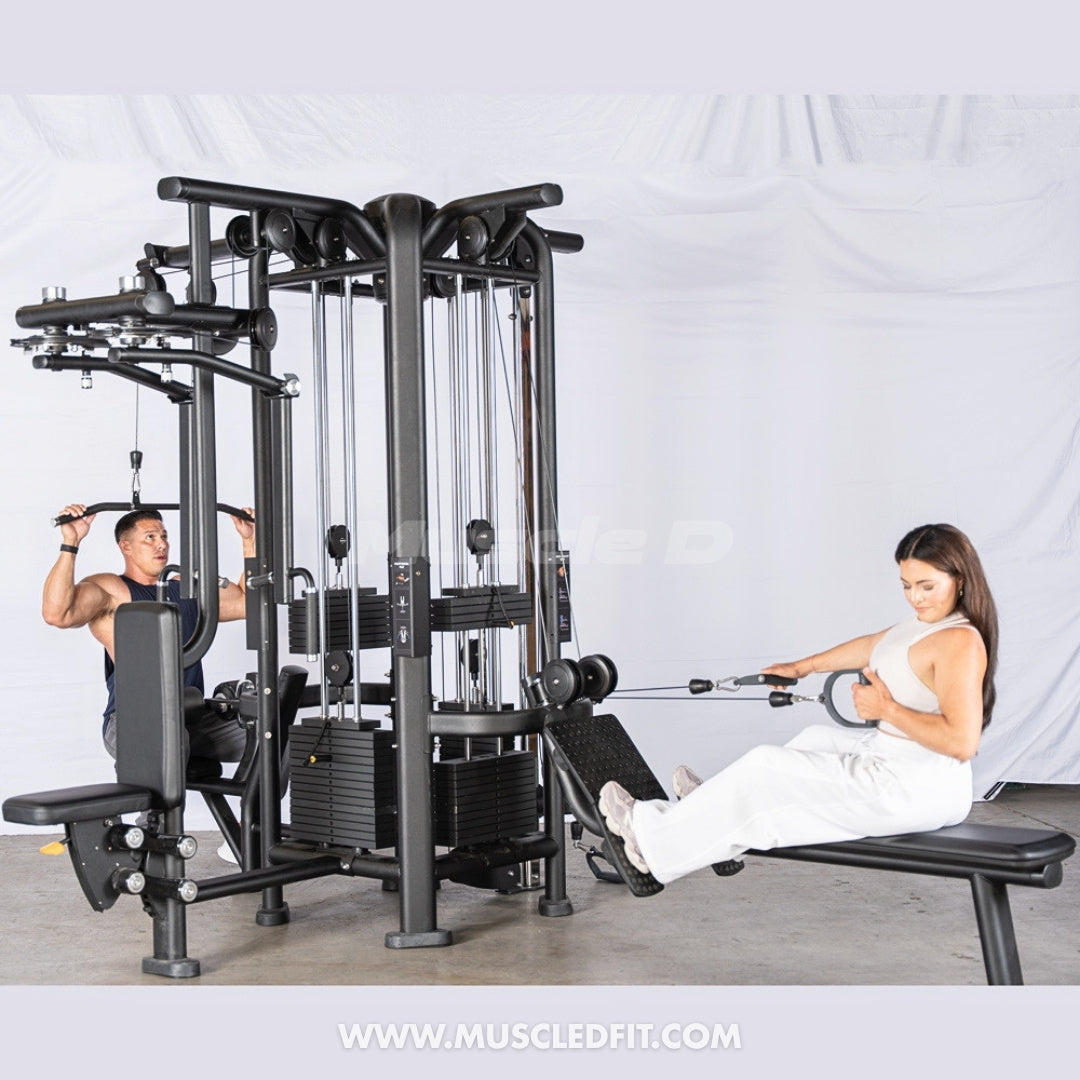 Megatron 4-Stack Jungle Gym w/ Pec/Rear Delt & Functional Column