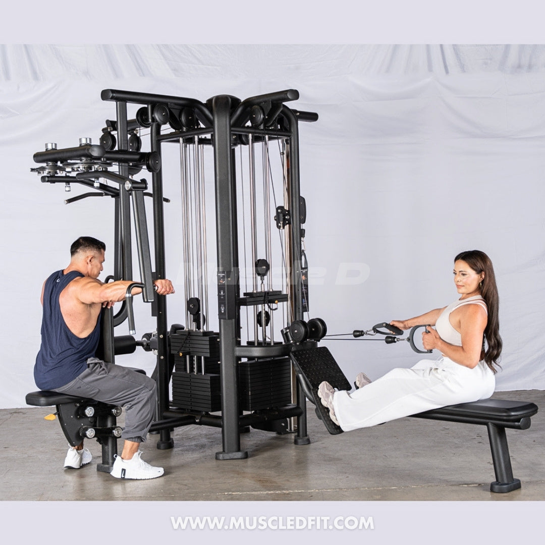 Megatron 4-Stack Jungle Gym w/ Pec/Rear Delt & Functional Column