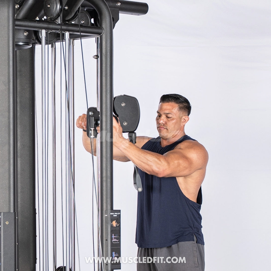 Megatron 4-Stack Jungle Gym w/ Pec/Rear Delt & Functional Column