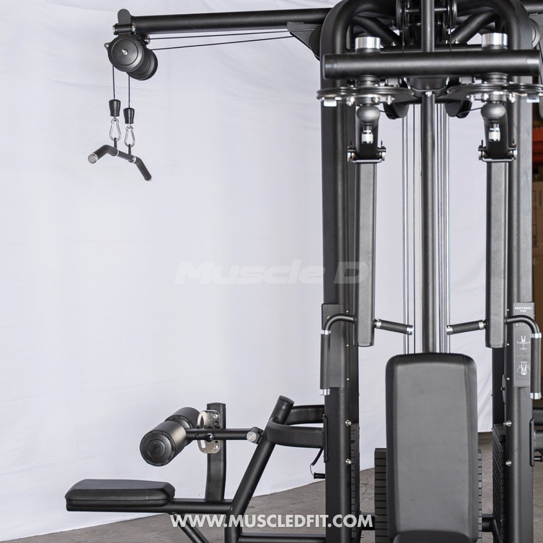 Megatron 4-Stack Jungle Gym w/ Pec/Rear Delt & Functional Column