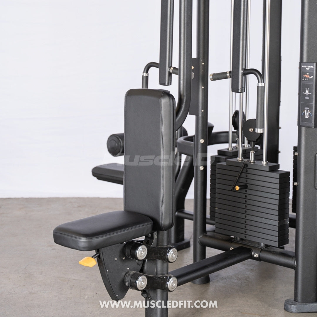 Megatron 4-Stack Jungle Gym w/ Pec/Rear Delt & Functional Column