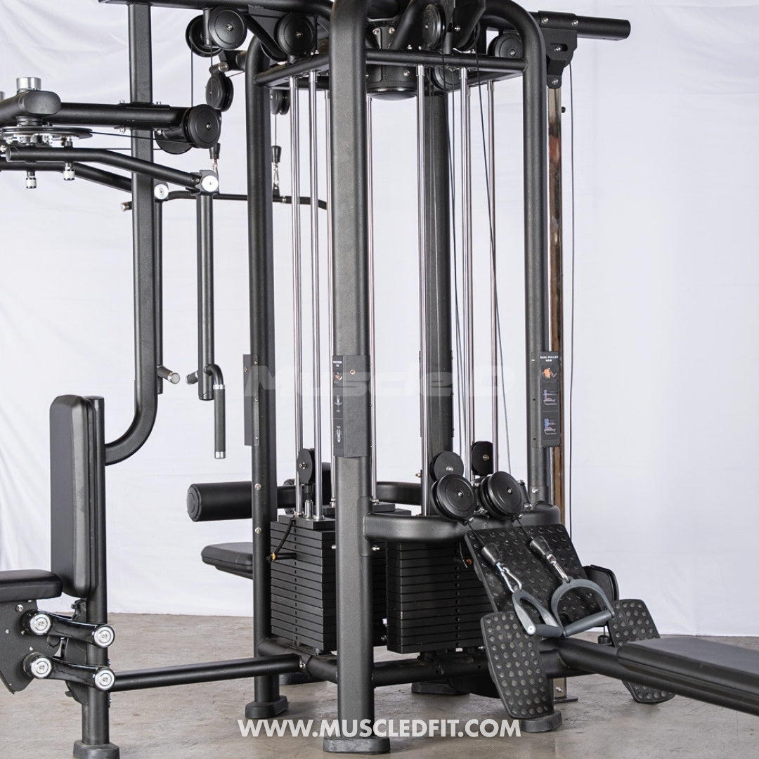 Megatron 4-Stack Jungle Gym w/ Pec/Rear Delt & Functional Column