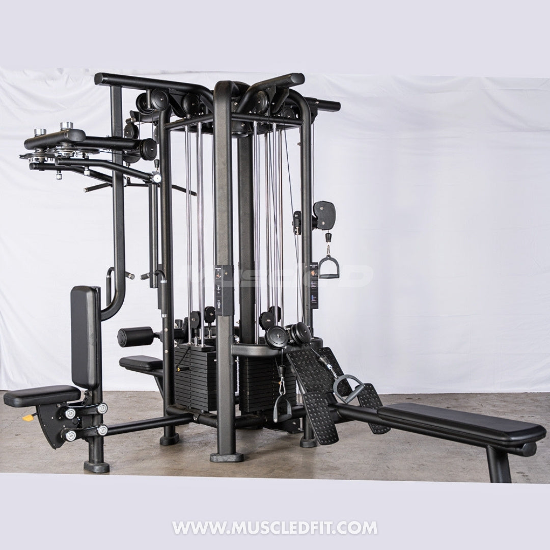 Megatron 4-Stack Jungle Gym w/ Pec/Rear Delt & Functional Column
