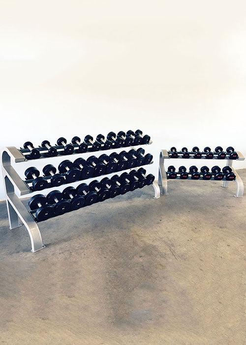 Three Tier 9 Pairs Dumbbell Rack