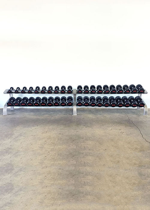 Two Tier 10 Pairs Dumbbell Rack