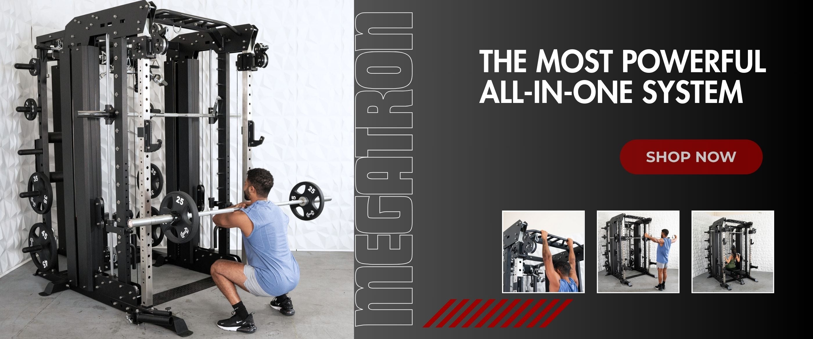 muscle d fitness 3 stack megatron multi functional machine