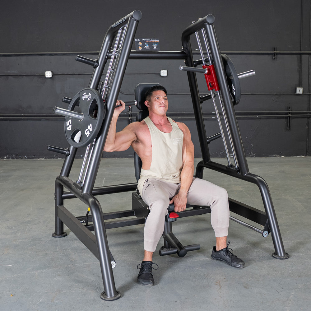 Power Leverage V2 Convergent Bench - Muscle D Fitness - Incline, Shoul