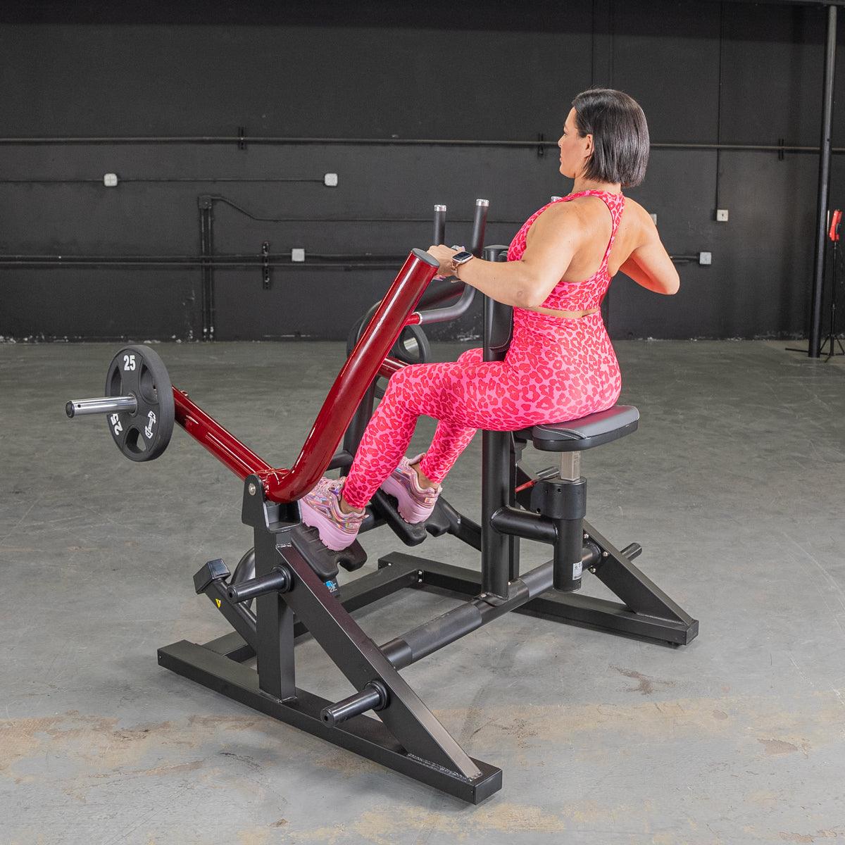 Power Leverage V2  Iso Lateral Seated Row - Muscle D Fitness