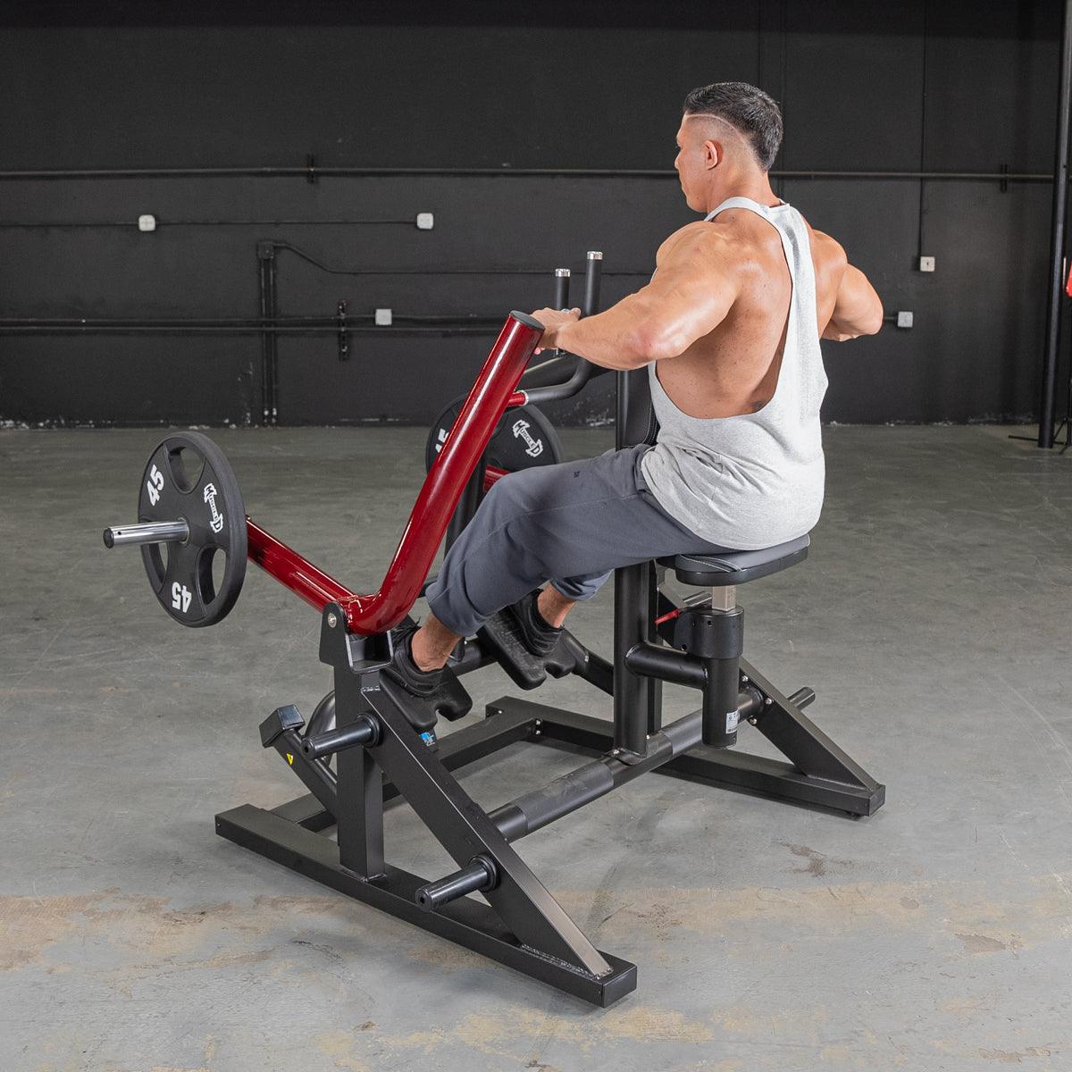 Power Leverage V2  Iso Lateral Seated Row - Muscle D Fitness