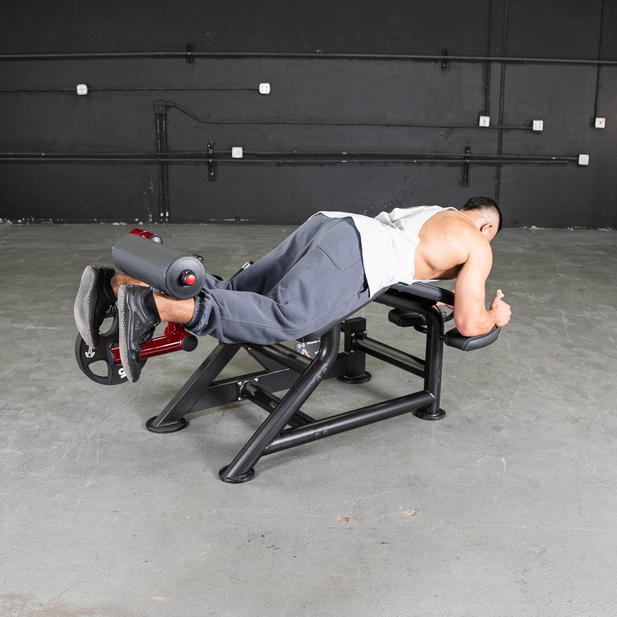 Power Leverage V2  Prone Leg Curl - Muscle D Fitness